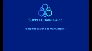 Suppychain DAPP || AMAZON HACKON