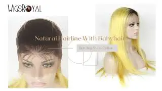 Blonde Real Human Hair Wigs From Wig Store #humanhairwigs #lacewigs