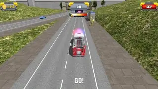 Fire Truck Stunt Jumps and Destruction | Construction Ramp Jumping