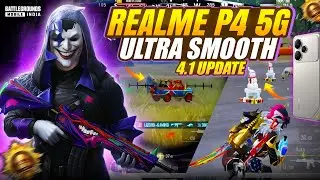Realme p4 5g🔥 bgmi test 4.1 update with fps meter | ultra smooth gaming😱 | Realme P4 bgmi test 🔥