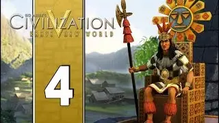 Ollantaytambo - Let's Play Civilization V Gameplay (Deity Gameplay) - Incas - Part 4