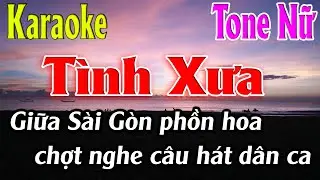 T&igrave;nh Xưa Karaoke Tone Nữ Karaoke L&acirc;m Organ - Beat Mới