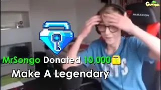 GrowTopia | Donating 10,000WLS To A Random Growtopia Streamer Compilation!!
