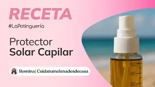 Cómo hacer Protector Solar Capilar 🌞💆🏼‍♀️ Aceite de Frambuesa🍓🥣 Jabonarium #LaPotinguería