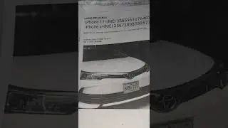 Snatching Toyota Corrola Car Altis 1.6, Two iPHONE SETS, Cash Rs60000/= & Kidnaping of Two Children.