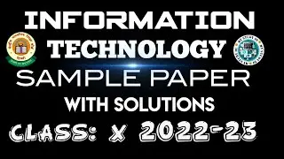 Information Technology sample paper with solution class x 2022-23