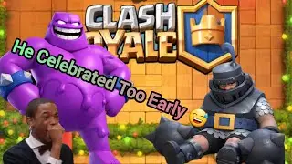 Celebrated Too Early 😬 Lost After One Tower Down | Insane Comeback #clashroyale 