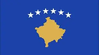 [1 HOUR] Country Flag | Kosovo | UHD 4K