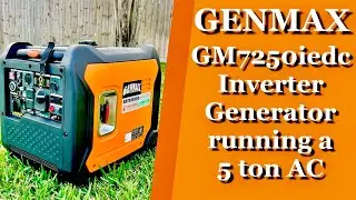 Инверторный генератор Genmax GM7250IEDC, работающий на переменном токе весом 5 тонн