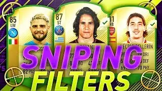 EASIEST PLAYERS TO SNIPE ON FIFA 18 - TRADING METHODS & SNIPING FILTERS! (100K AN HOUR)