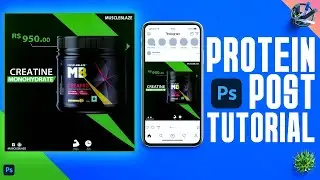 i Created Muscleblaze Protein Poster Design Tutorial in Photoshop 2023 #MohitPixNFy #fitness