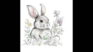 Easter Memories!  Little bunnies bring smiles to all! #Easter #homeschoolart  #elementaryart
