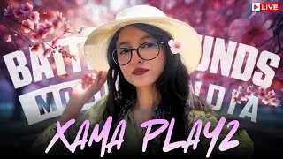 🥶BGMI 4.1 FROSTY UPDATE | XAMA PLAYZ | TEAMCODES | CUSTOM ROOMS | #xamaplayz #bgmilive #girlgamer