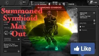 Summoned symbioid max out and gameplay mcoc