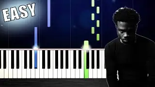 Roddy Ricch - The Box - EASY Piano Tutorial by PlutaX