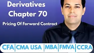 CFA Level 1 | Chapter 70 Pricing & Valuation of Forward Contracts Explained in Hindi