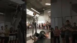 🤖 ​Robot Girl Fitness | Future of Workouts​ 💪#robot#robotgirl#shorts
