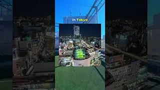 This rooftop football pitch in Tokyo is crazy 🤯🇯🇵