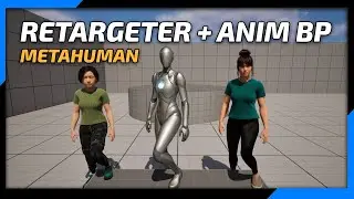 [ Retarget ] IK Retargeter w/ Anim BP for metahumans // UE5