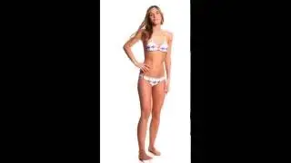 Quintsoul Swimwear Ink & Water Triangle Bikini Top | SwimOutlet.com