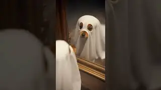 Mini Ghost Dog Explores Haunted House&hellip; Instantly Regrets It 👻