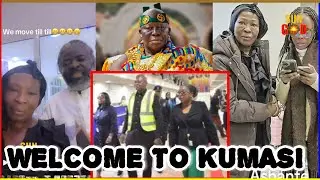 Again Let’s welcome Akosua Serwaa at Kumasi Airport as she come Meet Otumfoɔ at Manhyia…….