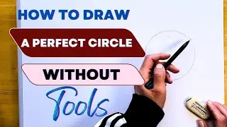 HOW To DRAW a Perfect CIRCLE Without Tools