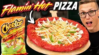 Josh Makes A Flamin’ Hot Cheetos Pizza