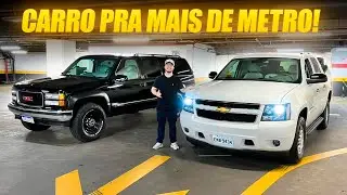 Duas gerações da SUBURBAN raríssimas no Brasil!! 🇧🇷