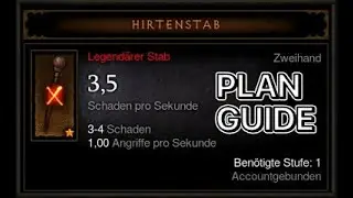 Diablo 3 - Guide f&uuml;r den PLAN zum Hirtenstab