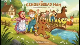The Gingerbread Man &ndash; A Lesson on Cleverness and Trust | Children Story Book | Kids Stories
