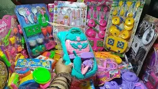2 minutes satisfying with unboxing hello kitty mini kitchen play set cooking video |cute toys Asmr