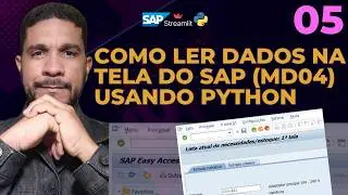 Como coletar dados na tela do Sap (MD04) com Python e Streamlit