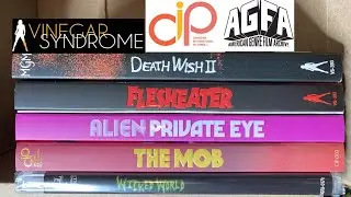 Vinegar Syndrome April Blu-ray 4K Unboxing plus AGFA & Canadian International Pictures!