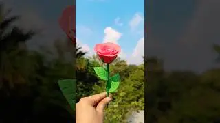 Clay rose flower 🌹🌹✨ #shorts #craft #clay #rose #flowers #trending #mohonasartworld #youtubeshorts