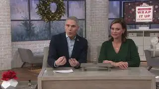 Diamonique and Emerald-Cut Simulated Aquamarine Ring Sterling Silver on QVC