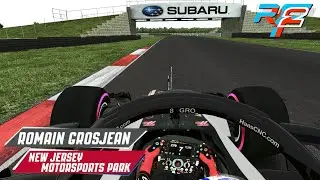 rFactor 2 | Romain Grosjean | Haas 2018 | New Jersey Motorsports Park