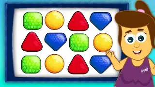 Let's Play Color Candy Game | Aakar Aur Rang Seekho | Fun Learning For Kids | Annie Aur Ben