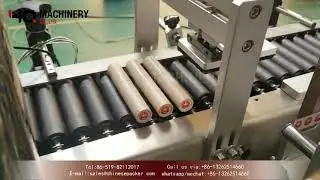 automatic labeling machine for lip gloss|YQ machinery Lipstick mascara bottom labeller Indonesia