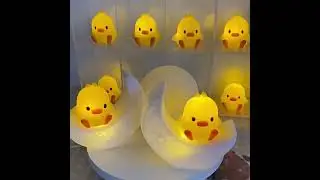 Cute Duck Night Lamp, Decoration for table, bedroom 
