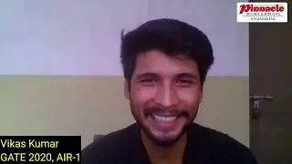 Interview with Vikas Kumar | GATE 2020 | AIR-1 | Pinnacle Engineering Classes