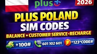 Plus Poland SIM Card | Balance, Data & Customer Service Codes #worldwork50 