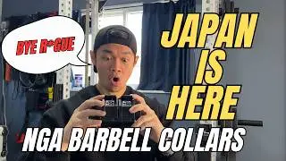 NGA JAPAN SECURE GRIP BARBELL COLLARS | FIRST IMPRESSION | It's insane