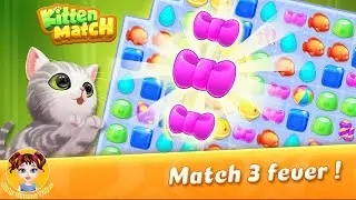 Kitten Match #6 - Have A Race - Fun Match 3 Puzzle Game