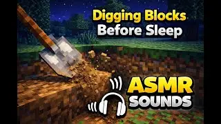 Deep Minecraft ASMR | Mining & Digging Sounds (No Talking)