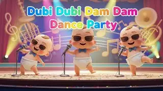 Dubi Dubi Dam Dam l Super Cute Baby Dance Party! Viral Kids Song l Fun Vibrant Happy Kids Sing Dance
