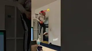 360&deg; dunk in the office