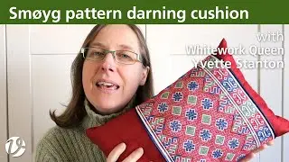 White Threads FlossTube #44 - Sm&oslash;yg cushion