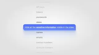 Auto-Blur all private data on Clueso