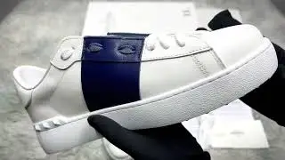 2024 Real VS Fake VALENTINO Open Sneakers unboxing checking